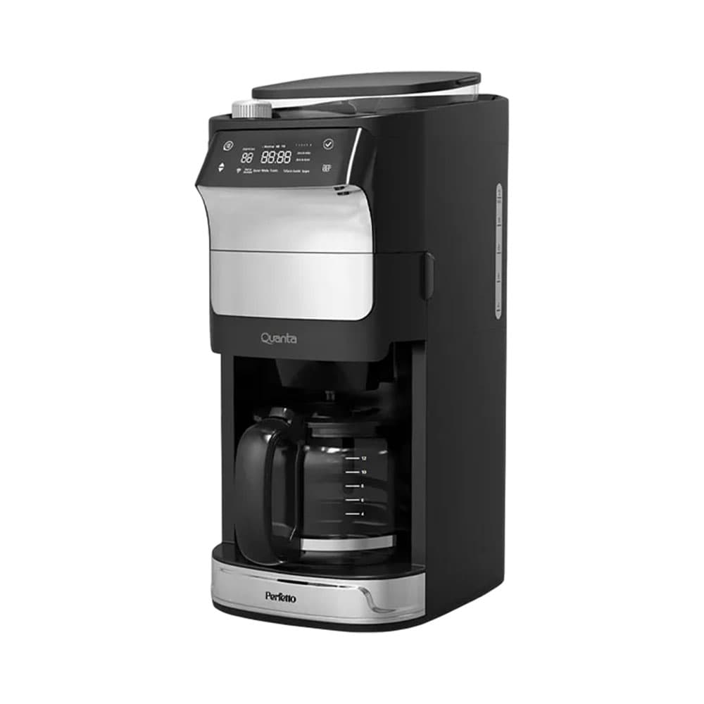 Anúncio: CAFETERA AUTOMÁTICA QUANTA PERFETTO QTCAM150 CON MOLEDOR 1050W 220V NEGRO - PLATA