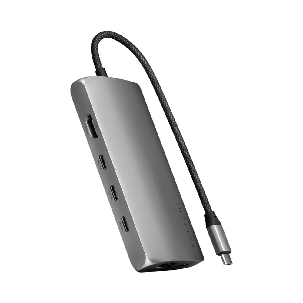 Anúncio: ADAPTADOR MULTIPUERTO SATECHI ST-P8KEM V3 USB C 6 EN 1 SPACE GRAY