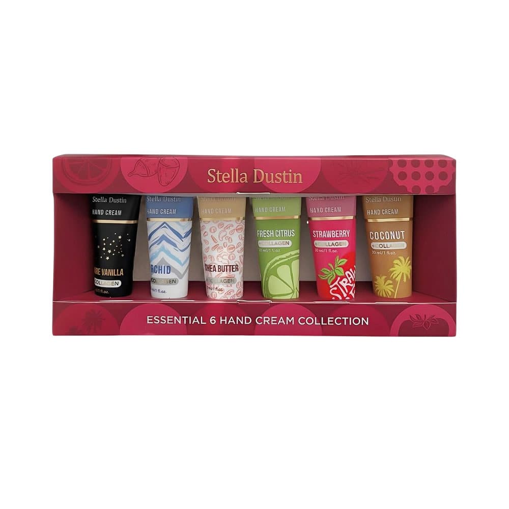 Anúncio: SET DE COSMÉTICOS STELLA DUSTIN ESSENTIAL 6 HAND CREAM COLLECTION RED 6 PIEZAS