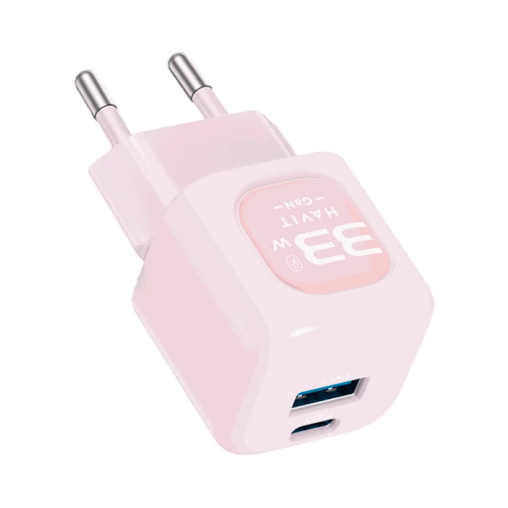 Anúncio: CARGADOR HAVIT UC230 33W ROSA