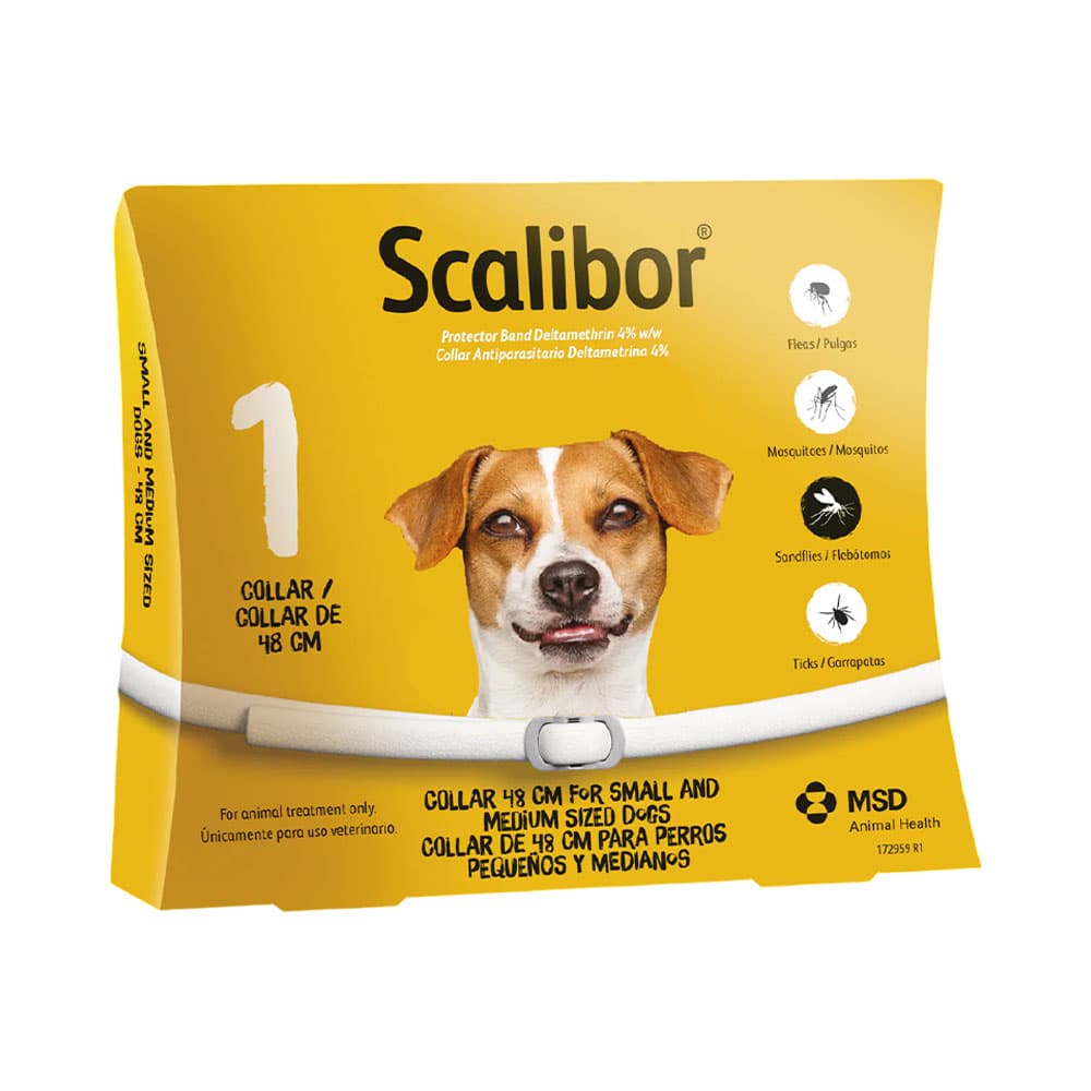 Anúncio: COLLAR ANTIPARASITARIO SCALIBOR 48 CM