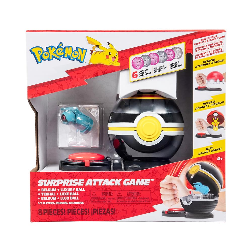 Anúncio: KIT DE JUEGO POKÉMON SURPRISE ATTACK GAME BELDUM + LUXURY BALL PKW3718