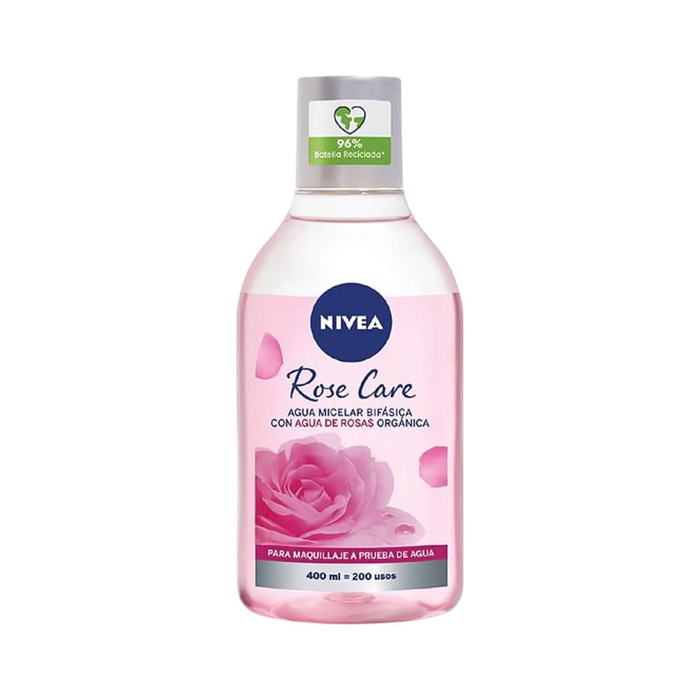 Anúncio: AGUA MICELAR NIVEA BIFÁSICA ROSE CARE 400ML