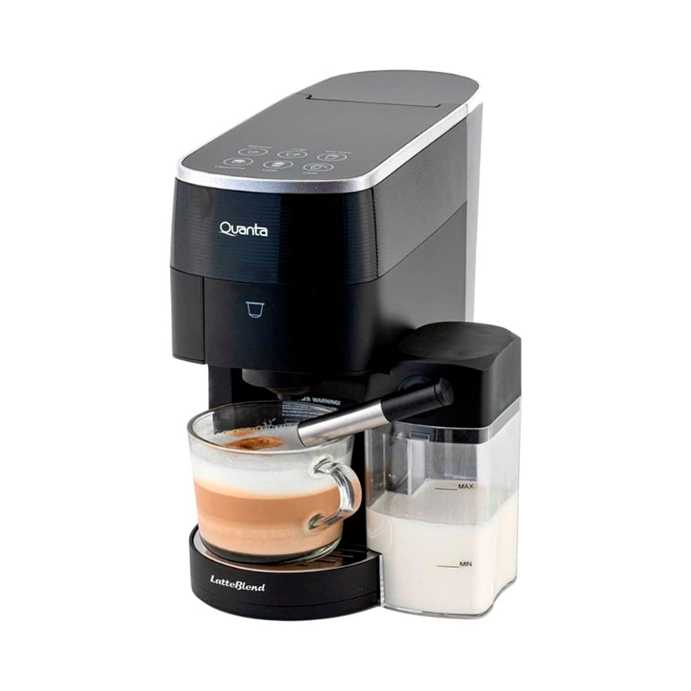 Anúncio: CAFETERA MULTICÁPSULA QUANTA LATTEBLEND QTCMT70 4 EN 1 1450W 110V NEGRO