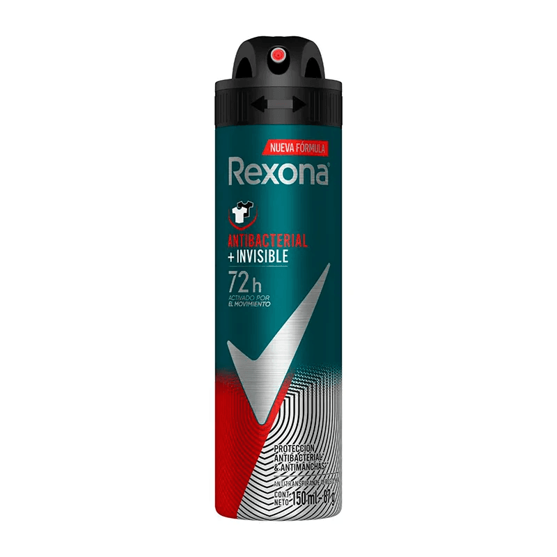 Anúncio: Rexona Desodorante Men Antibacterial + Invisible 150ML