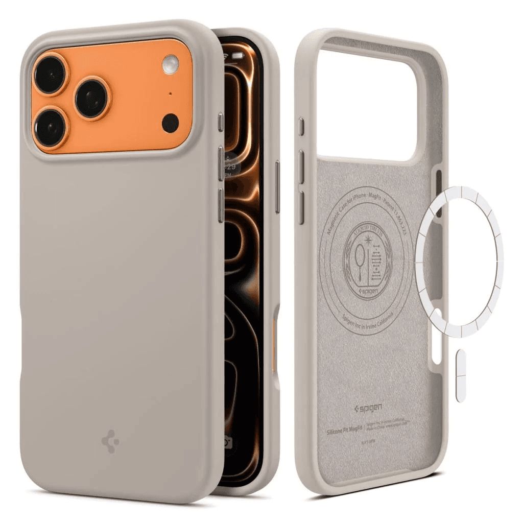 Anúncio: Spigen Capa iPhone 17 PRO MAX Silicone Fit Mag Stone ACS09904