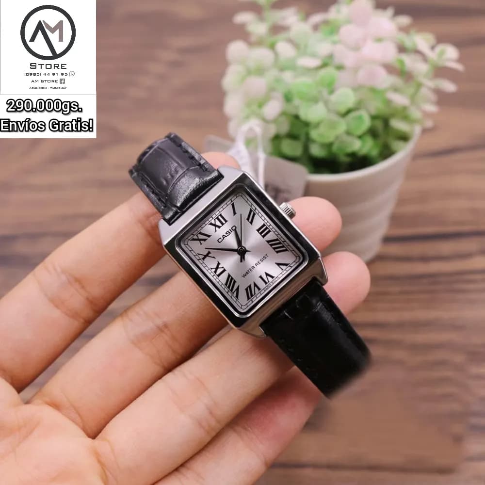 Anúncio: Casio Reloj Fem LTP-V007L-7B1UDF Plateado/negro + Estuche