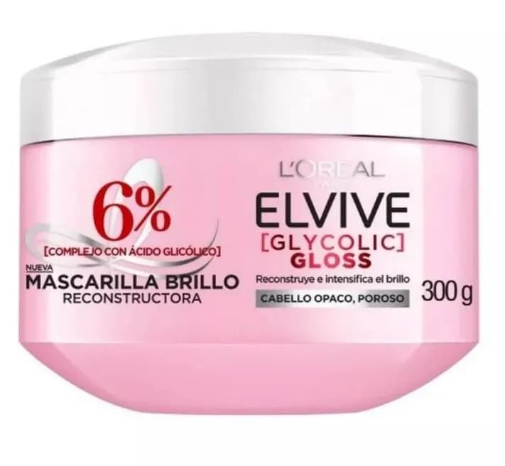 Anúncio: Loreal Tratamiento Capilar Elvive Glycolic Gloss 300GR