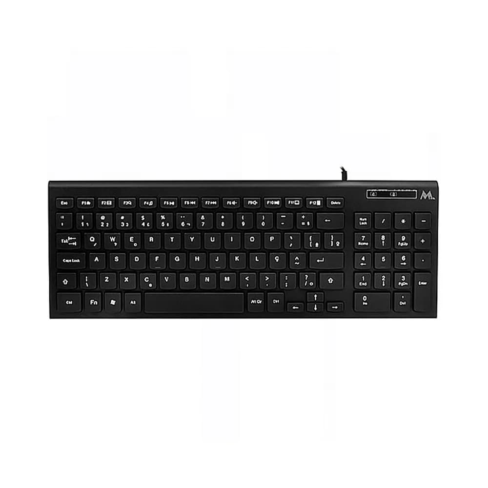 Anúncio: Mtek Teclado KB-8501 Slim Compact Portugués Negro