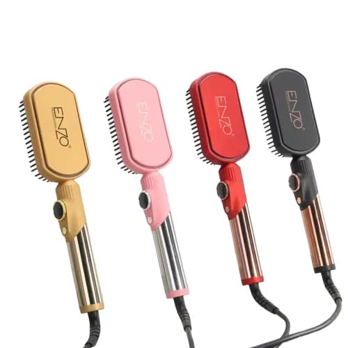 Anúncio: Enzo Cepillo Alisador EN-4002 3EN1 Keratin Bivolt Red