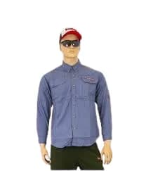 Anúncio: Sumax Camisa De Pesca BSW2302-GA Gris/azul Manga Larga (t) M
