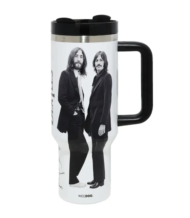 Anúncio: Weedoo Vaso Termico The Beatles C/pajita 1.2L White/black