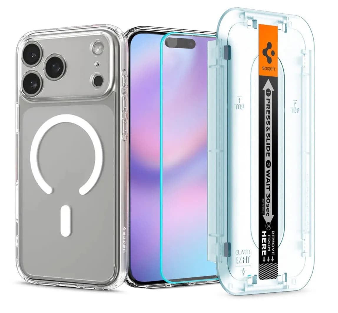 Anúncio: Spigen Capa iPhone 17 PRO MAX Ultra Hybrid Clear + Pelicula ACS09896