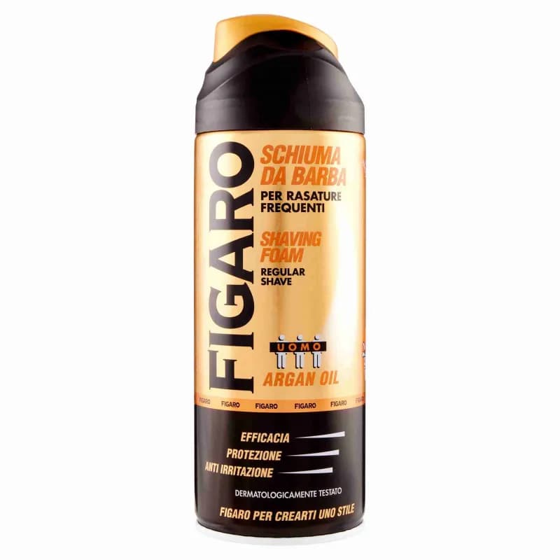 Anúncio: Figaro Espuma De Afeitar Shaving Foam Argan Oil 400ML