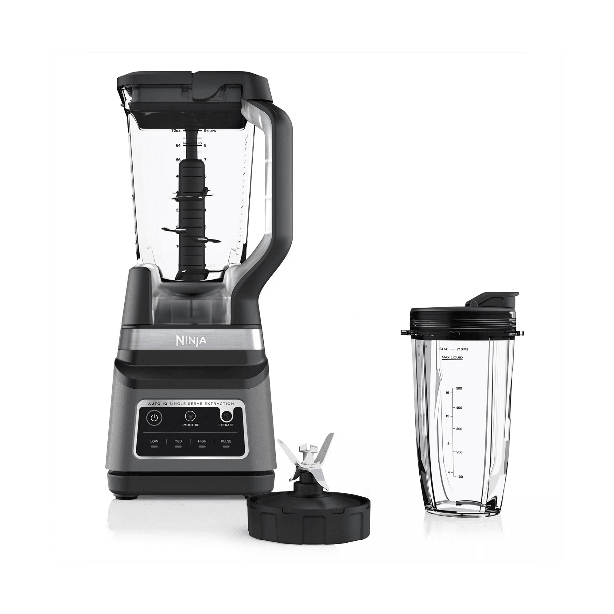 Anúncio: Ninja Licuadora BN750 2EN1 Auto-iq 1200W/TAZON 2.1L/1VASO/110V Black