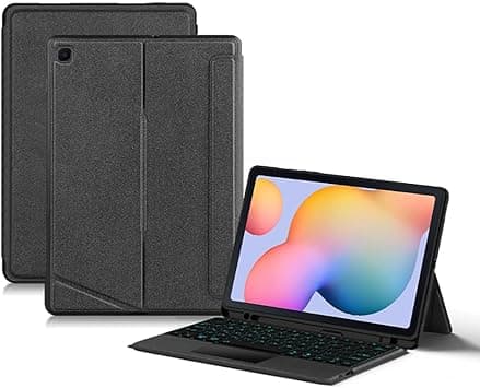 Anúncio: 4LIFE Capa Magnetica C/teclado P/ Samsung Galaxy S6 Lite Negro