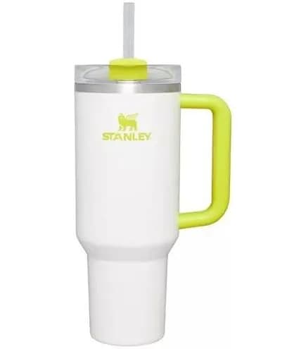 Anúncio: Stanley Vaso Flowstate Quencher H2.0 Tumbler C/pajita 1.18L Frost/yellow