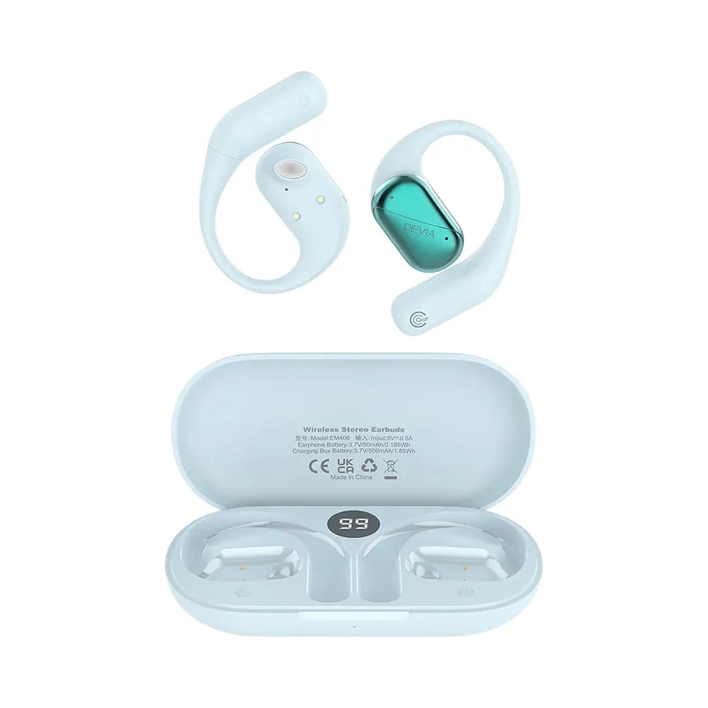 Anúncio: Devia Auricular Ows LITE1 Wireless Headset Light Blue