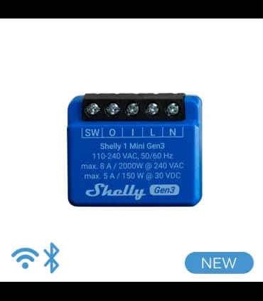 Anúncio: Shelly Interruptor Smart 1 MINI FG3800235261576 GEN3