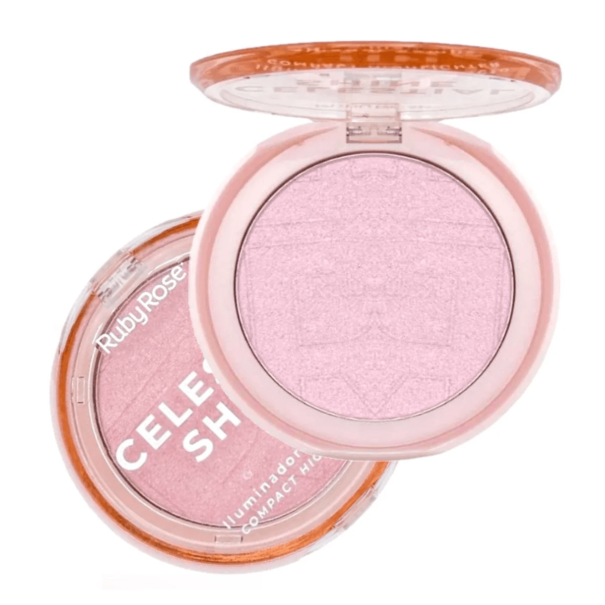 Anúncio: Ruby Rose Iluminador Facial HB-M701 Celestial Shine Line Rosa