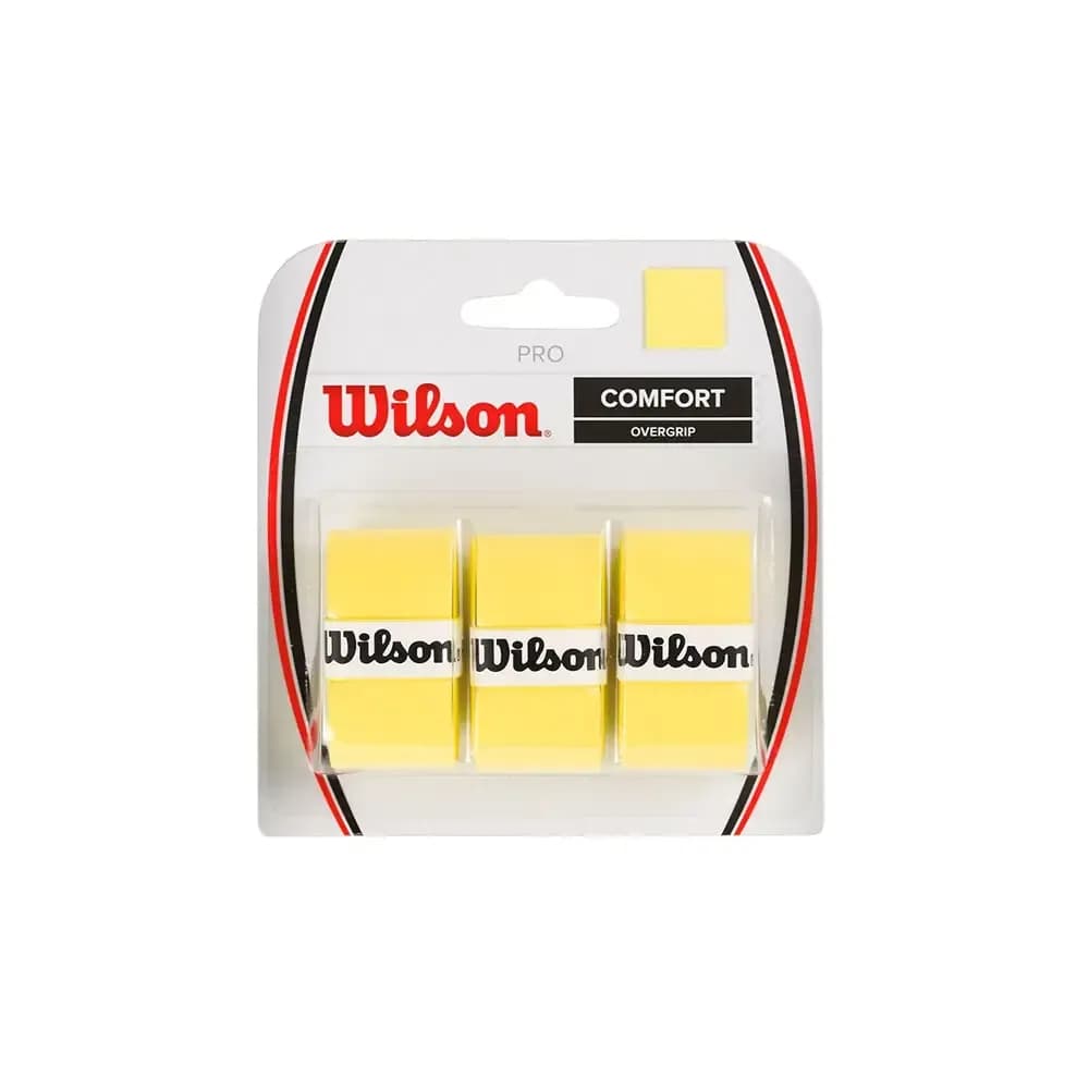 Anúncio: Wilson Overgrip X3 Unidad PRO Confort WRZ4014YE Yellow