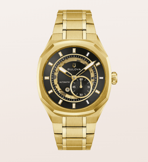 Anúncio: Bulova Reloj Masc 97A204 Negro/dorado