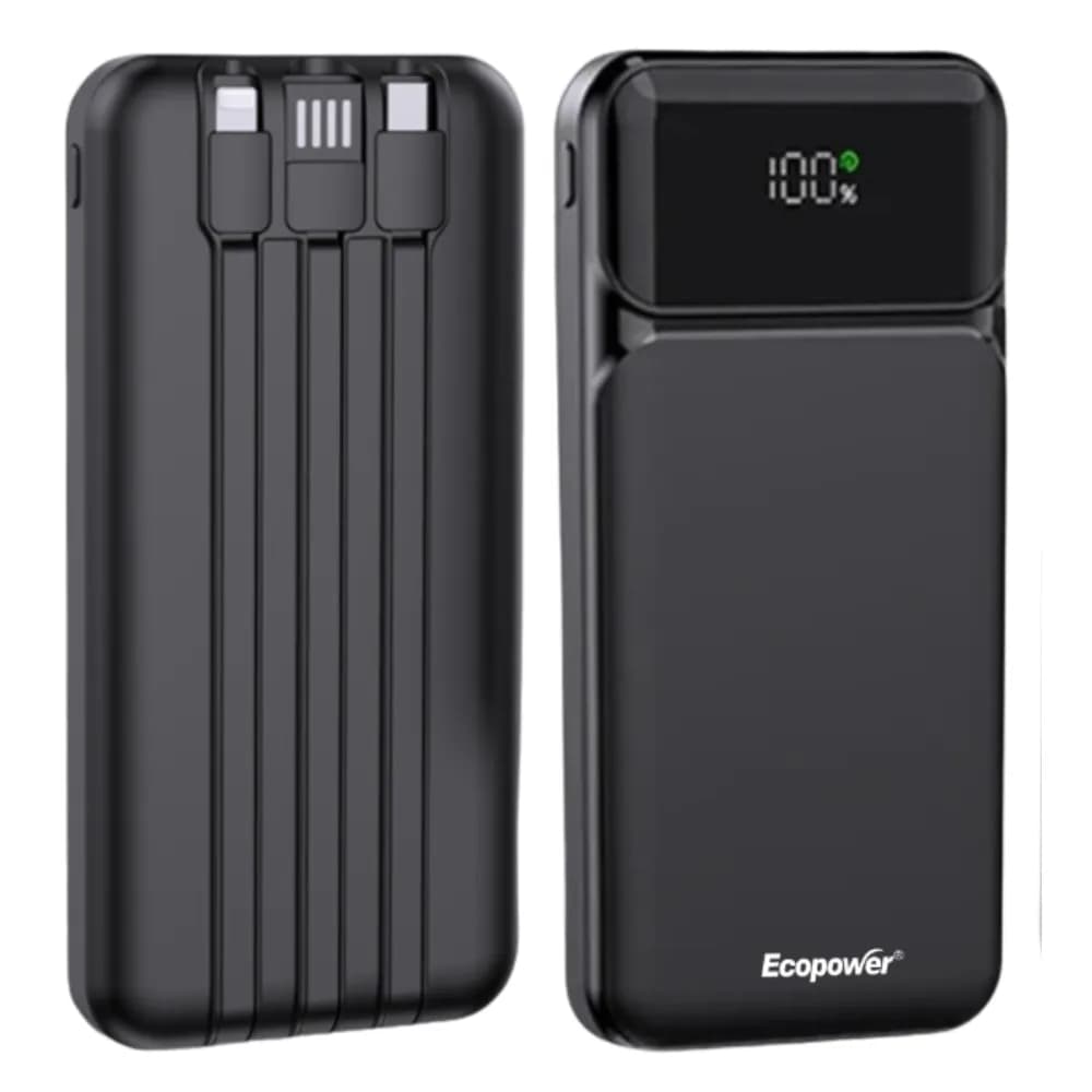 Anúncio: Ecopower Cargador Portatil EP-C850 12000MAH Negro