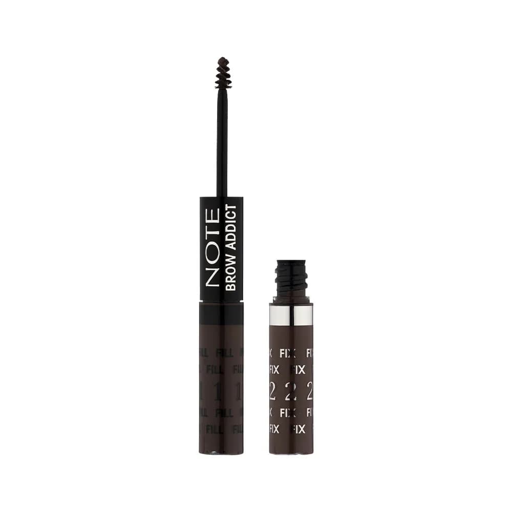 Anúncio: Note Lapiz De Ceja Brow Addict Tint & Shaping Gel 04 Grey Brown