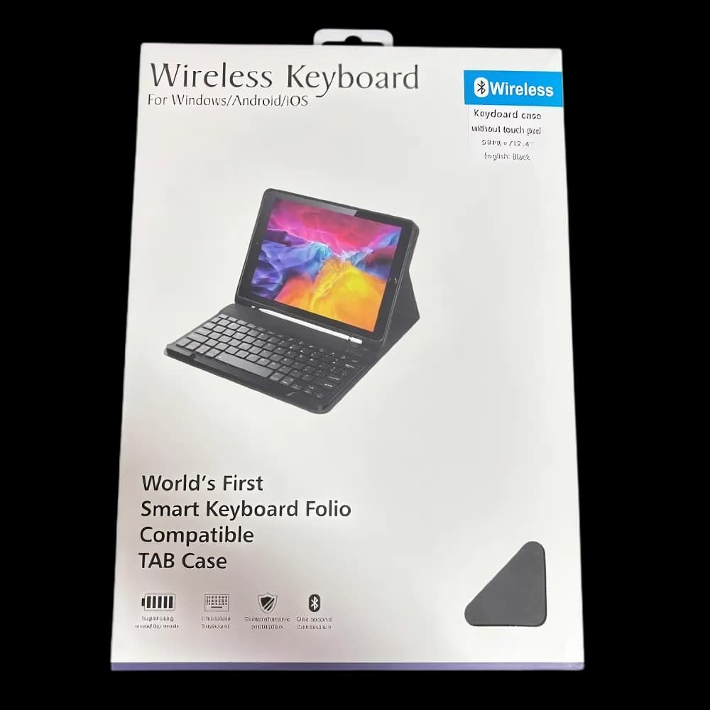 Anúncio: Original Capa P/samsung Tab S9 Fe+ 12.4" Silicona C/teclado Black