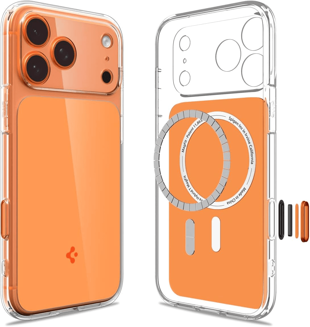 Anúncio: Spigen Capa iPhone 17 PRO MAX Ultra Hybrid T Magfit Orange ACS10474