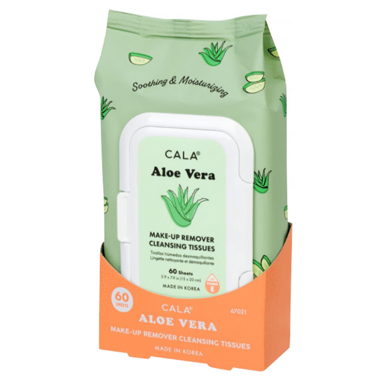 Anúncio: Cala Toallita Desmaquillante Aloe Vera 60 Sheets 67021
