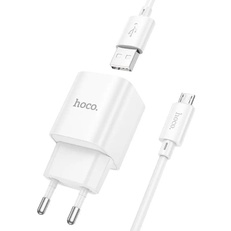 Anúncio: Hoco Cargador C145A QC30 Usb+cable USB-C White
