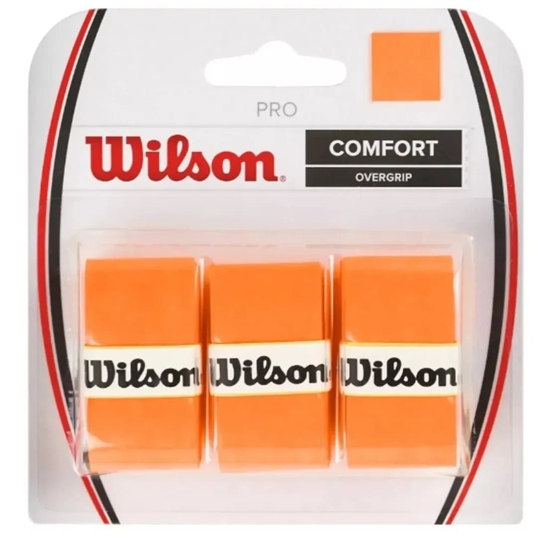 Anúncio: Wilson Overgrip X3 Unidad PRO Confort WRZ4014OR Orange