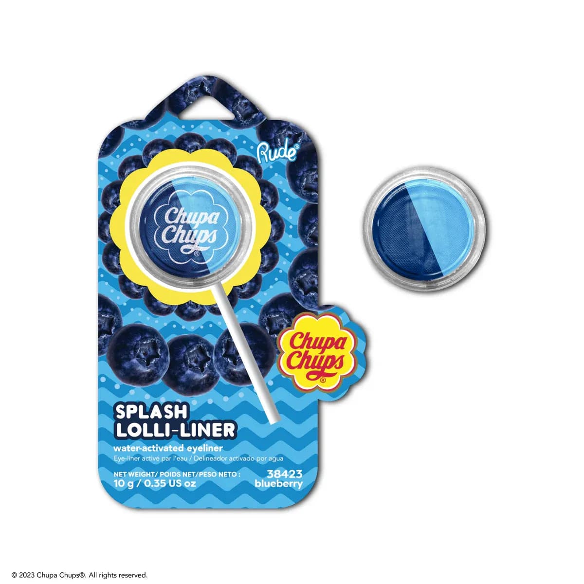 Anúncio: Rude Delineador Chupa Chups Splash Lolli-liner Blueberry