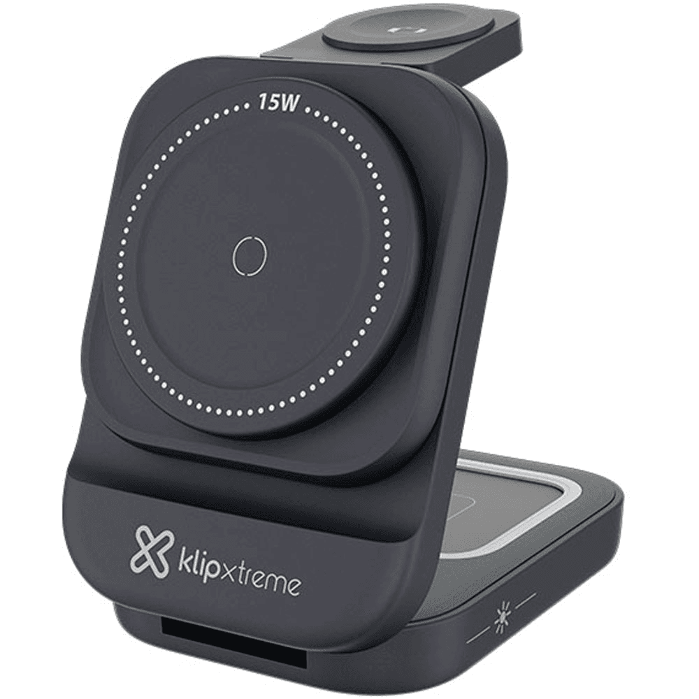 Anúncio: Klip Cargador Wireless KDC-150 Powerdesk 3IN1 Black