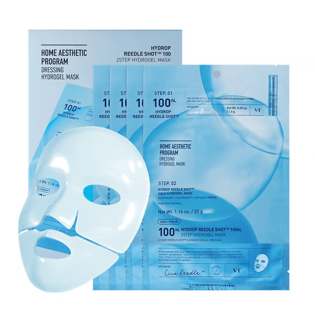 Anúncio: Vt Mascarilla Facial Hydrop Reedle Shot 100HL 2STEP Hydrogel 34G