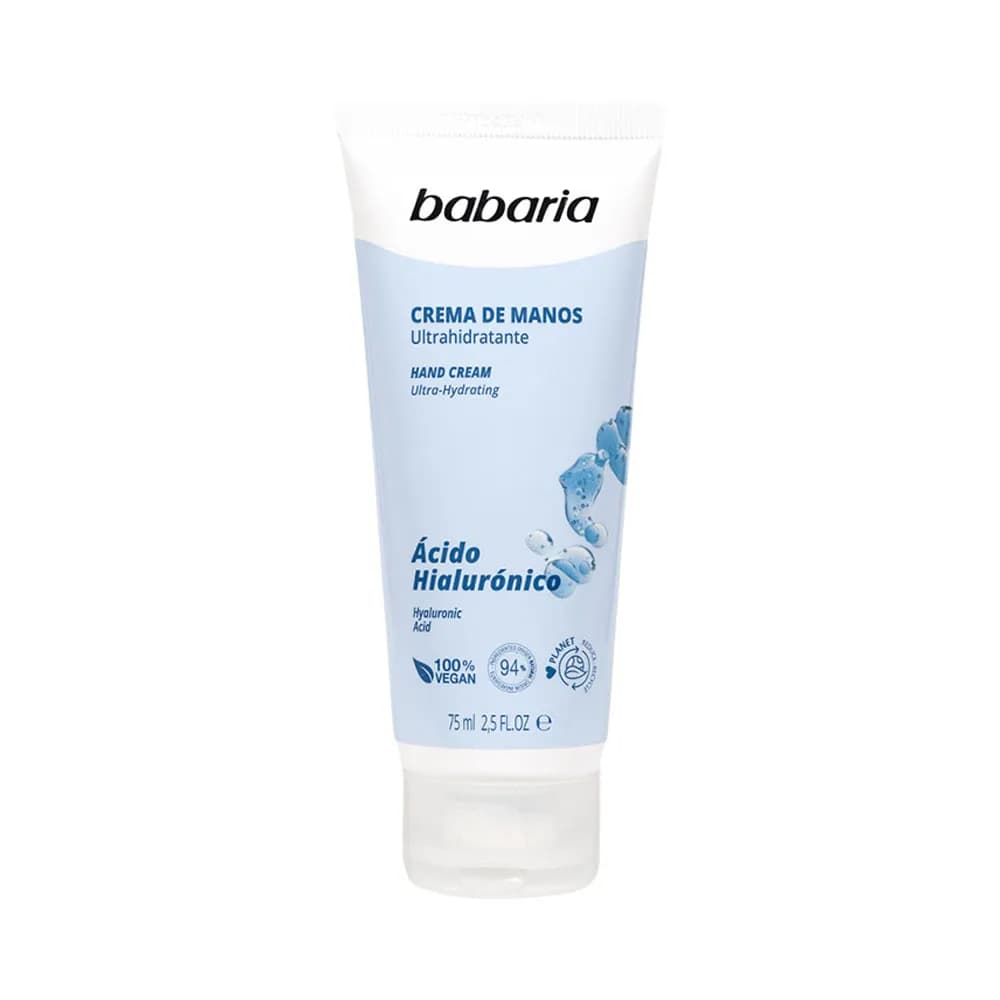 Anúncio: Babaria Crema De Manos Ultrahidratante Acido Hialuronico 75ML