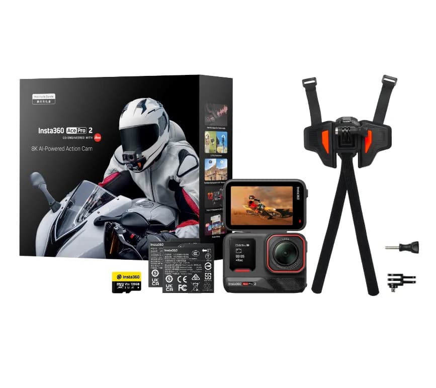 Anúncio: INSTA360 Camara Acepro 2 Motorcycle Bundle Cinsbbga