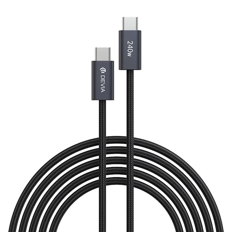 Anúncio: Devia Cable EC652 USB-C A USB-C 240W 2M Black
