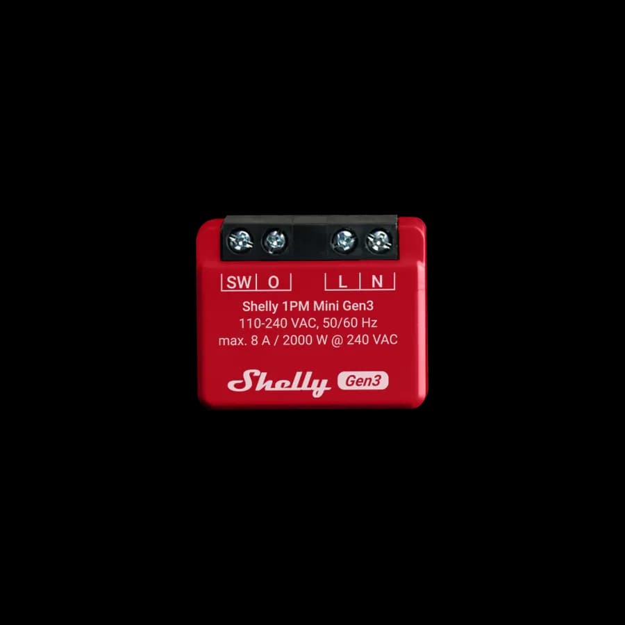 Anúncio: Shelly Interruptor Smart GEN3 1PM MINI FG3800235261590 8A 110-240V