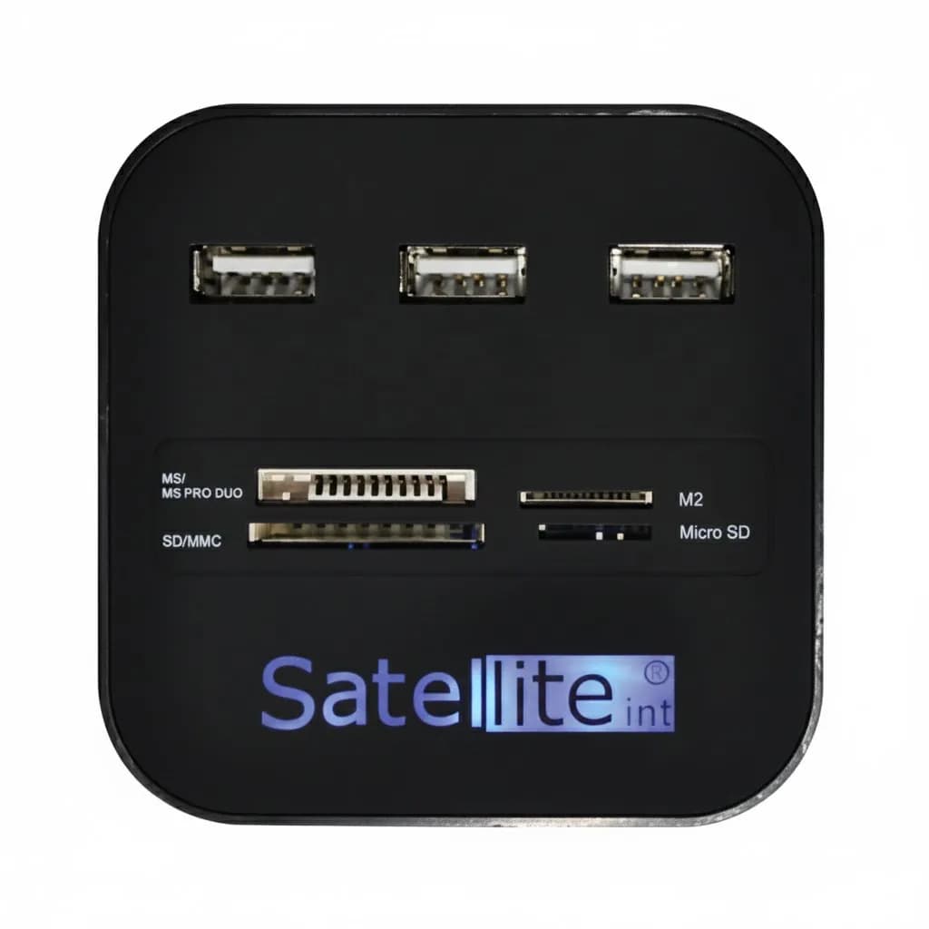 Anúncio: Satellite Hub A-HUB07 USB 3 Puertos/lector De Memoria