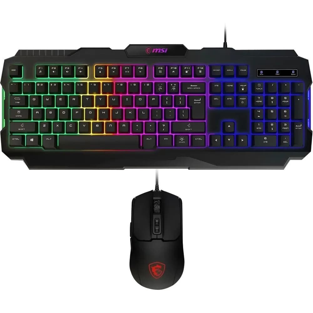 Anúncio: Msi Teclado + Mouse Forge GK100 Combo Us RGB