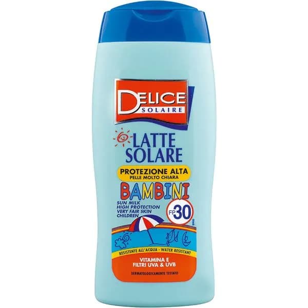 Anúncio: Delice Protector Solar Latte Protezione Alta Bambini FP30 250 Ml