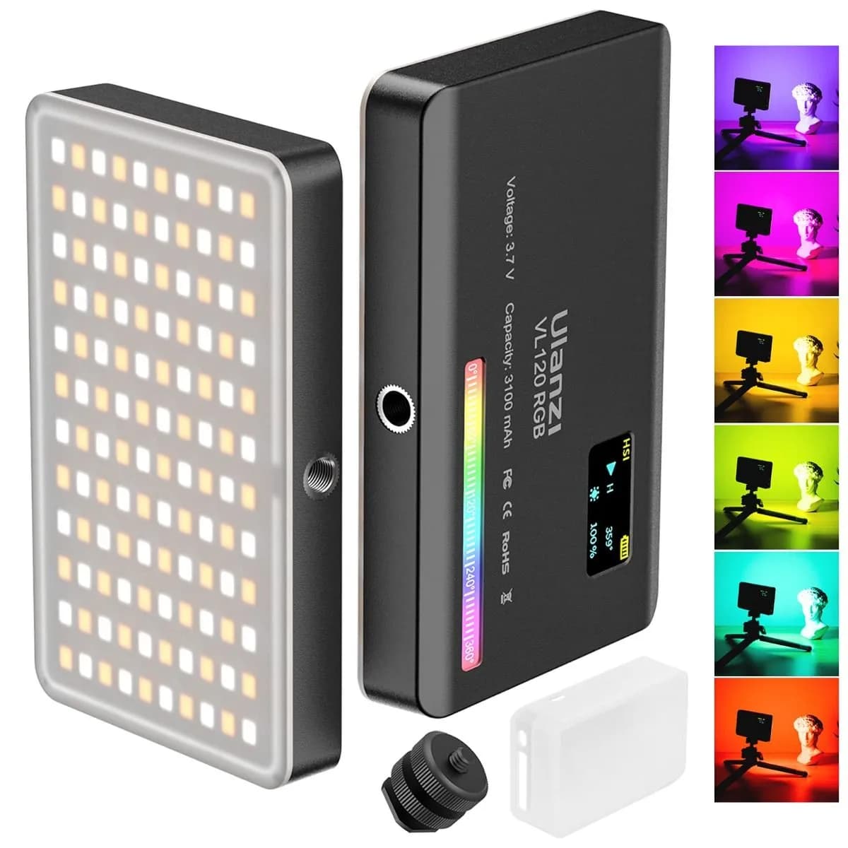 Anúncio: Ulanzi Luz LED VL120 Portatil RGB 2495 Black