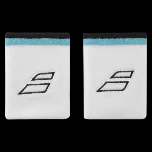 Anúncio: Babolat Muñequera Terry Jumbo Wristband 5UB1263-1005-U White/blue