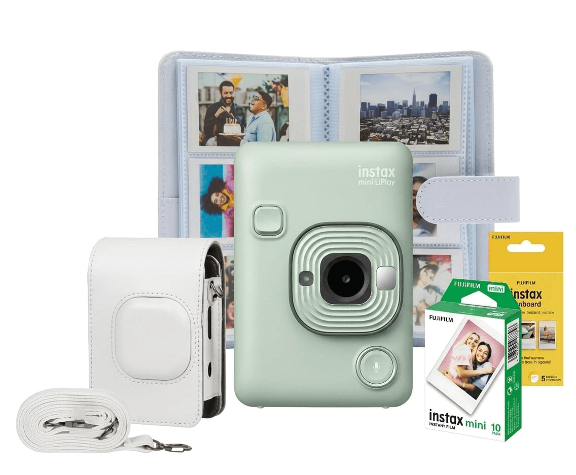Anúncio: Fujifilm Camara Instax MINI Liplay Bundle Green