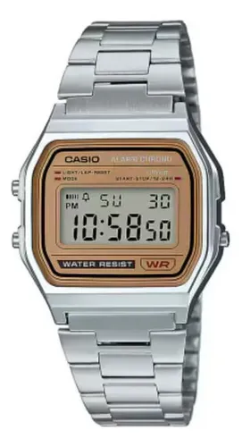 Anúncio: Casio Reloj Unisex A158WEA-9DF Plateado + Estuche