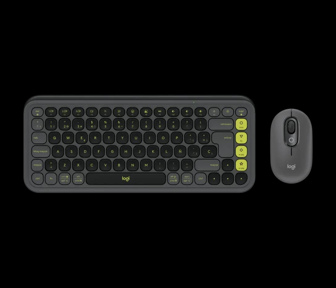 Anúncio: Logitech Teclado+mouse Pop Icon Combo Esp 920-013052 Graphite