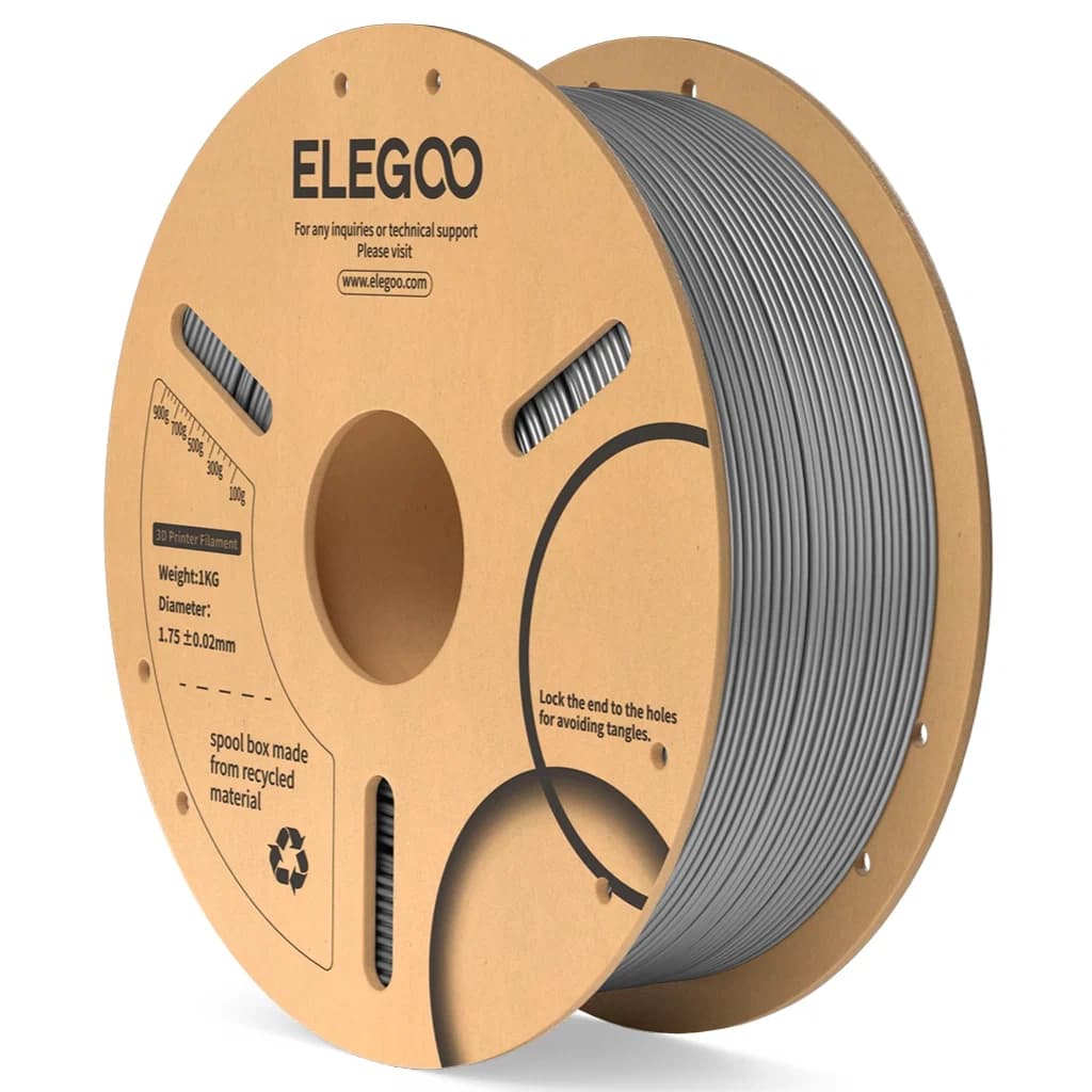Anúncio: Elegoo Filamento Pla P/impresora 3D 1KG/1.75MM Space Grey