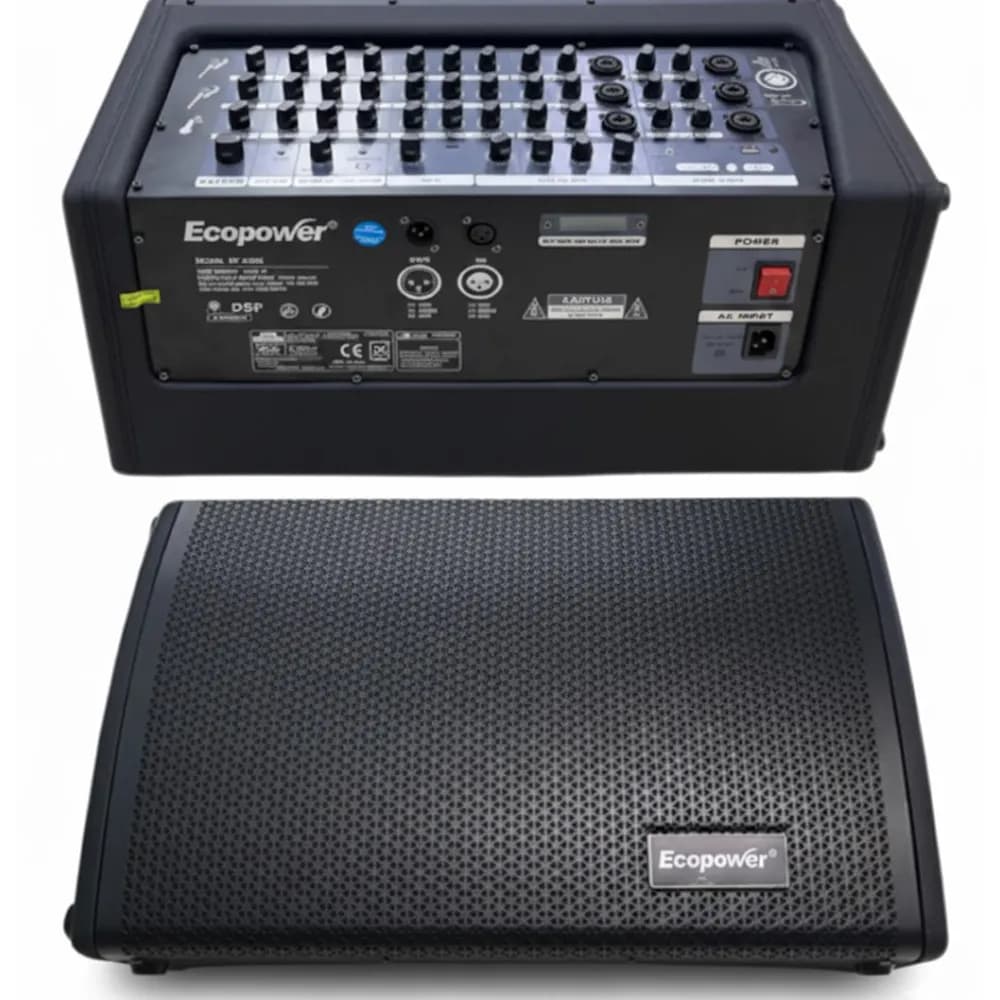 Anúncio: Ecopower Speaker EP-S205B 8"X2/300W